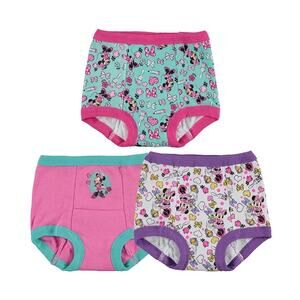 Disney Minnie Mouse Toddler Girl 3-Pk Training Pants  2T   Stocking Stuffer